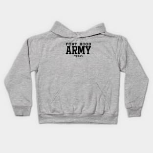 Mod.1 US Army Fort Hood Texas Military Center Kids Hoodie